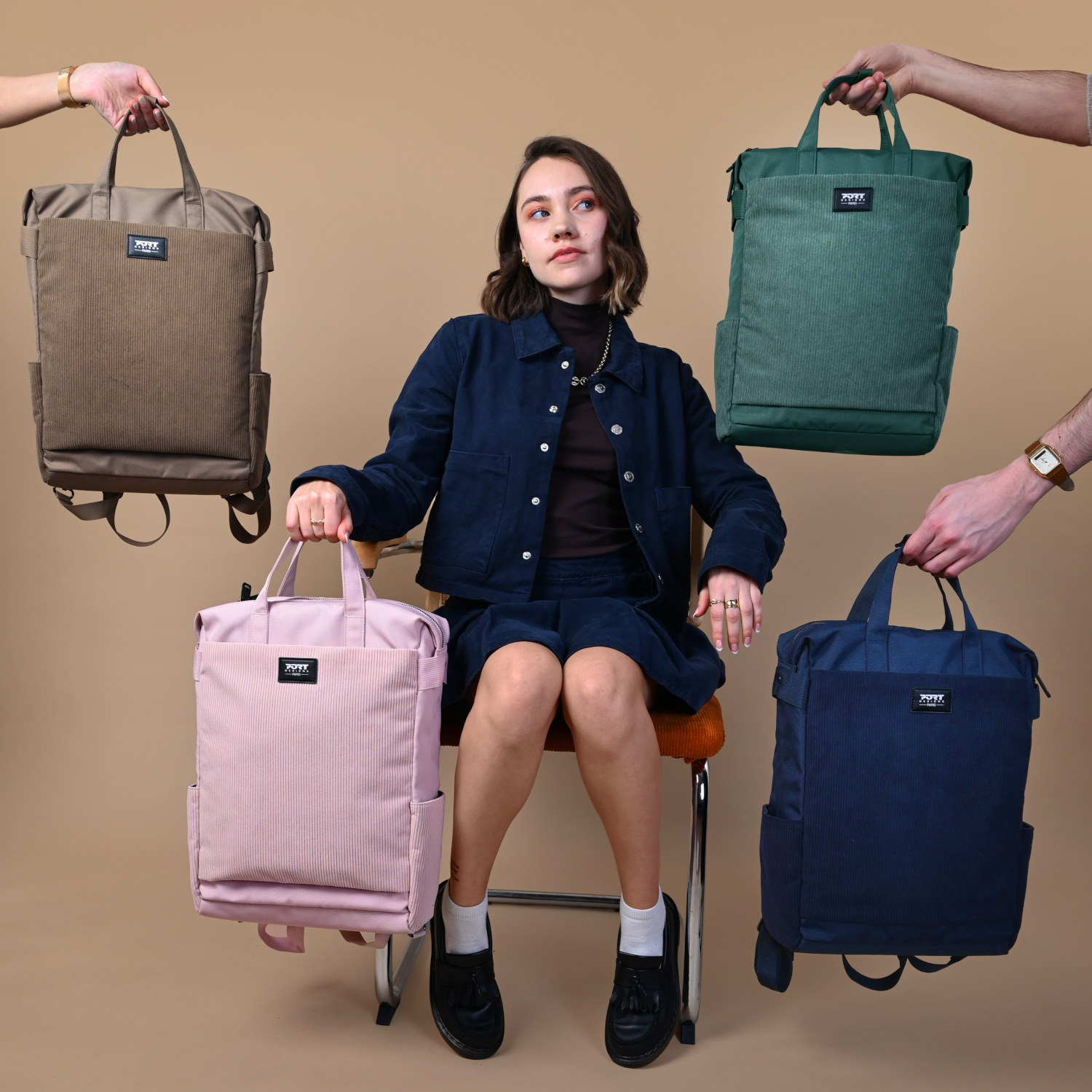 Port Designs Milano II ECO 14/16″ Totepack – Sage Green - Image 3