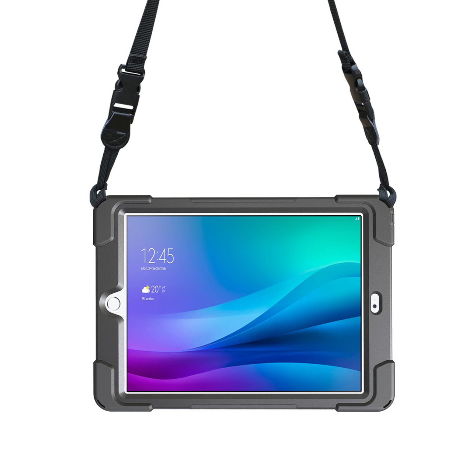 Port Designs Pro Shock 360 Rugged Protective and Rotative Folio for Samsung Galaxy Tab A9+ - Black - Image 5