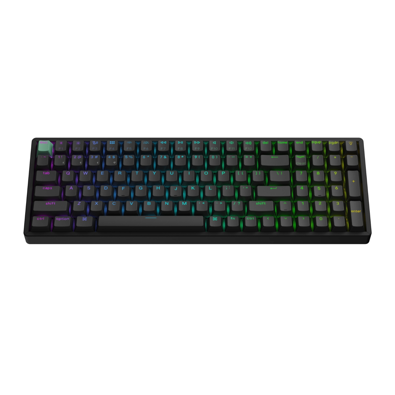 Keychron K4 HE 96% Magnetic Switch Hot-Swap RGB Wireless Keyboard – Black - Image 2