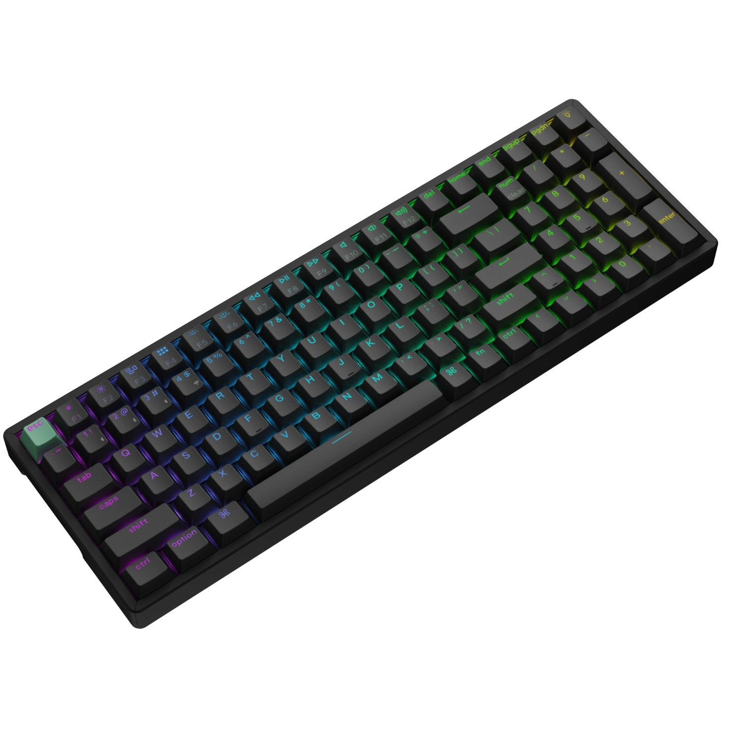 Keychron K4 HE 96% Magnetic Switch Hot-Swap RGB Wireless Keyboard – Black - Image 3