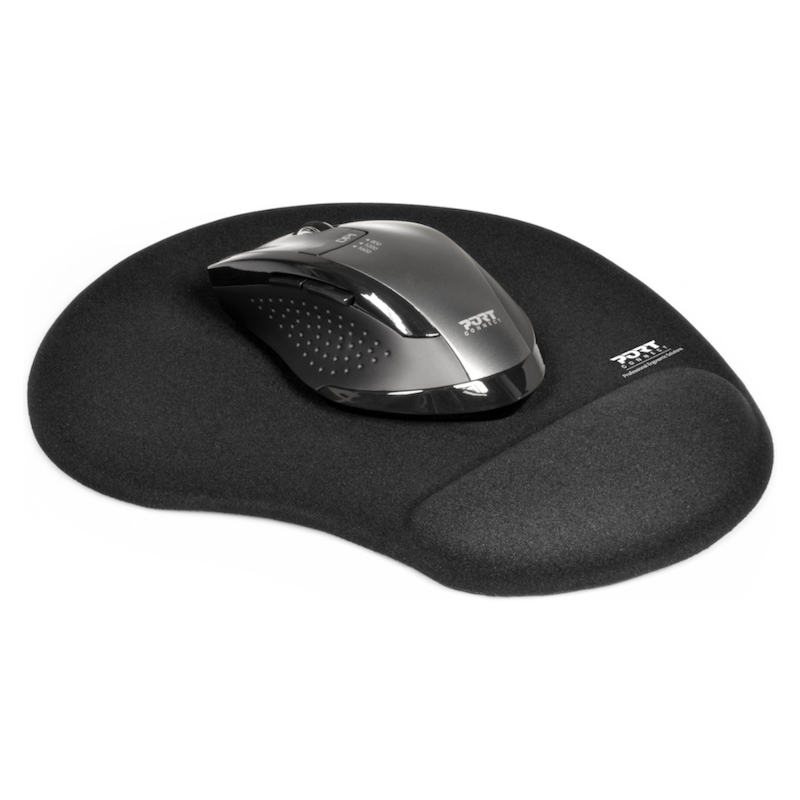 Port Ergonomic Gel Mouse Pad - Black - Image 3
