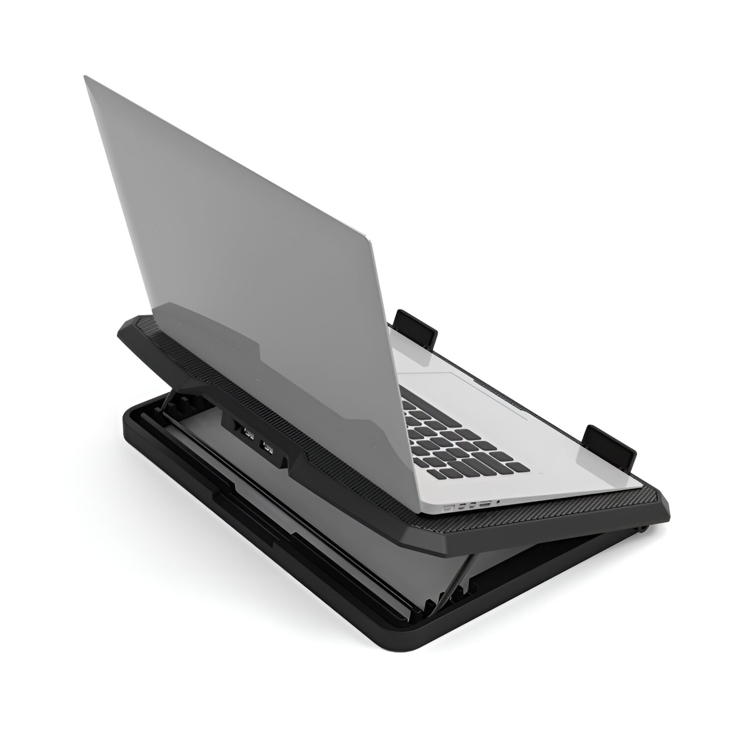 Port Ergonomic Notebook Cooler Pro, with Dual Fans and USB Ports - Image 3