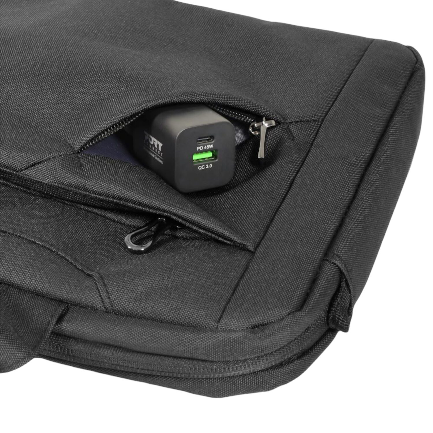 Port Designs SYDNEY Eco 15.6” Laptop Bag - Black - Image 3
