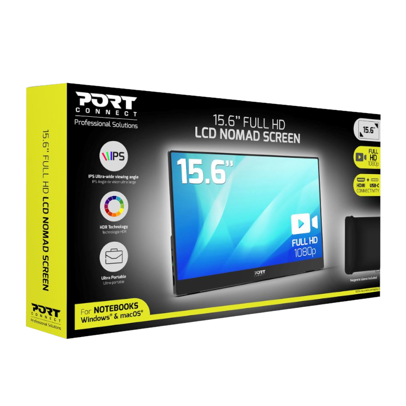 Port Portable Monitor 15.6" FHD - Non Touch - Image 3