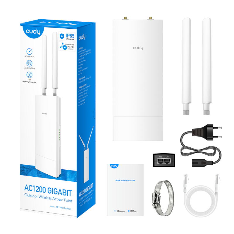 Cudy AC1200 Gigabit Dual Band Ceiling Access Point
- Outdoor - Image 5