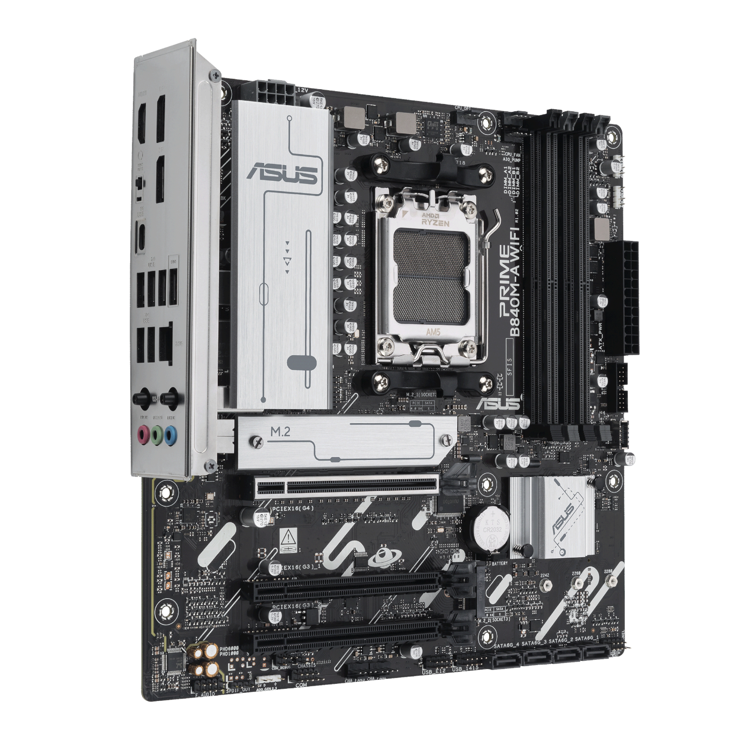 Asus PRIME B840M-A WIFI M-ATX Gaming Motherboard - Image 2