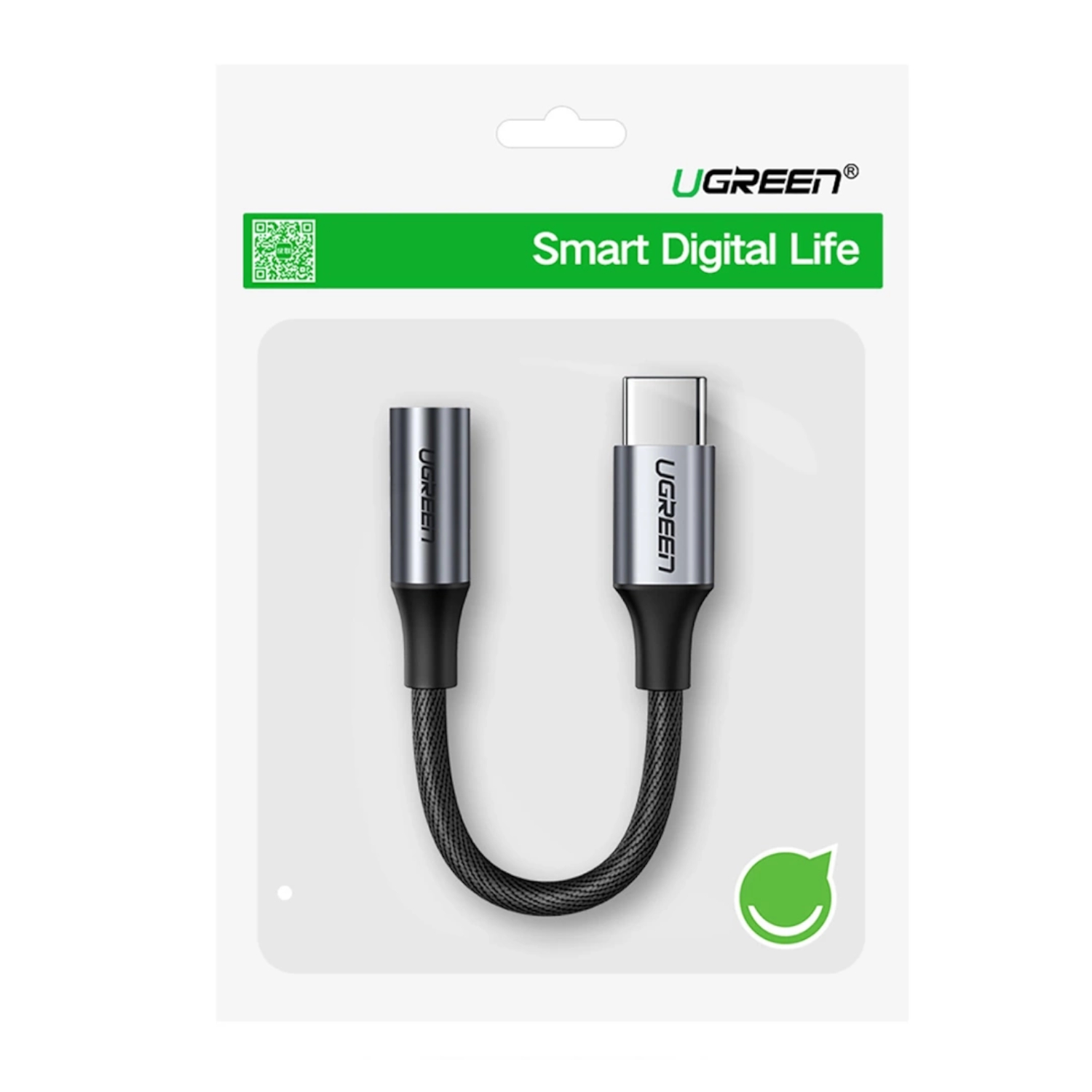 UGREEN AV161 USB Type-C to 3.5mm 10cm Adapter - Image 3
