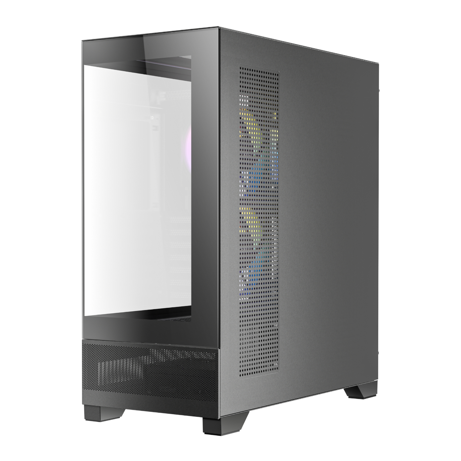 Antec CX700 ARGB ATX | Micro-ATX | ITX ARGB Mid-Tower Gaming Chassis - Black - Image 2