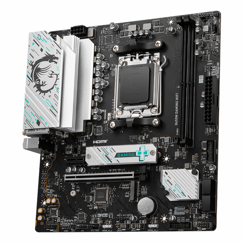 MSI B650M GAMING WIFI AMD AM5 mATX Gaming Motherboard - Image 2