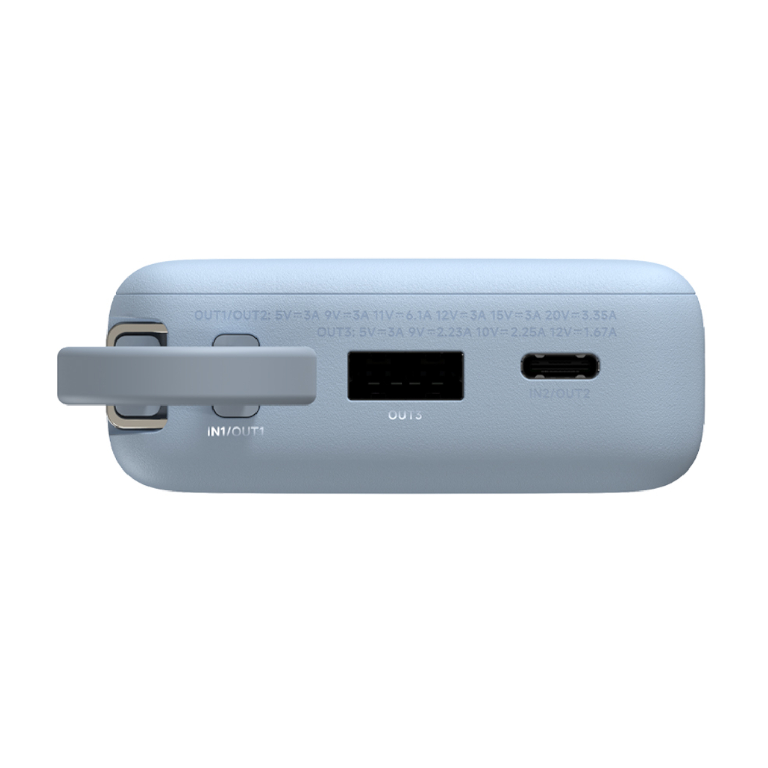Xiaomi 67W Power Bank 10000mAh (Integrated Cable) - Ice Blue - Image 3