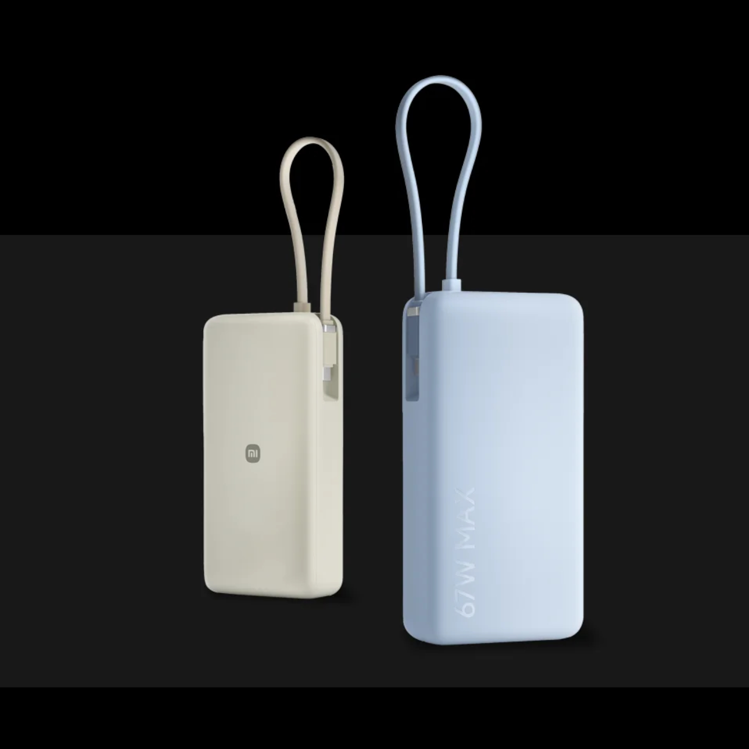 Xiaomi 67W Power Bank 20000 (Integrated Cable) - Tan - Image 3