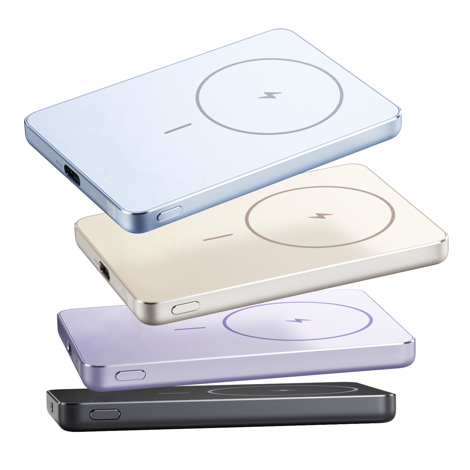 Xiaomi Super Slim Magnetic Power Bank 5000 – Purple - Image 3