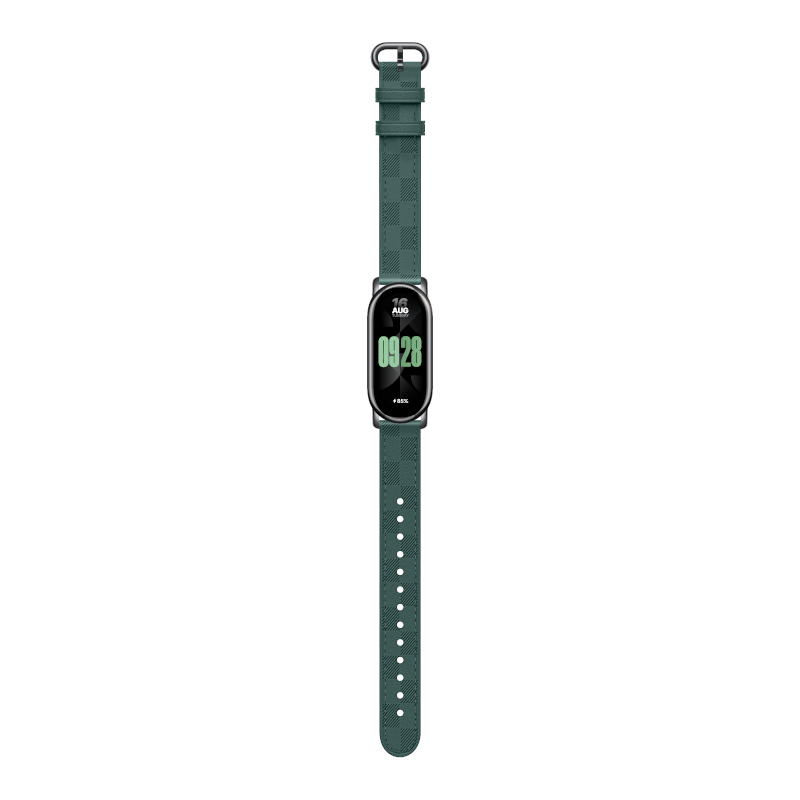 Xiaomi Smart Band 8 Checkered Strap - Green - Image 3