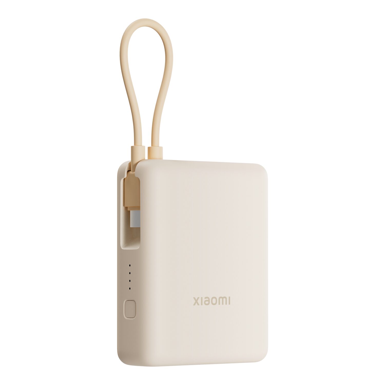 Xiaomi 33W Power Bank 10000 (Integrated Cable) - Tan - Image 2