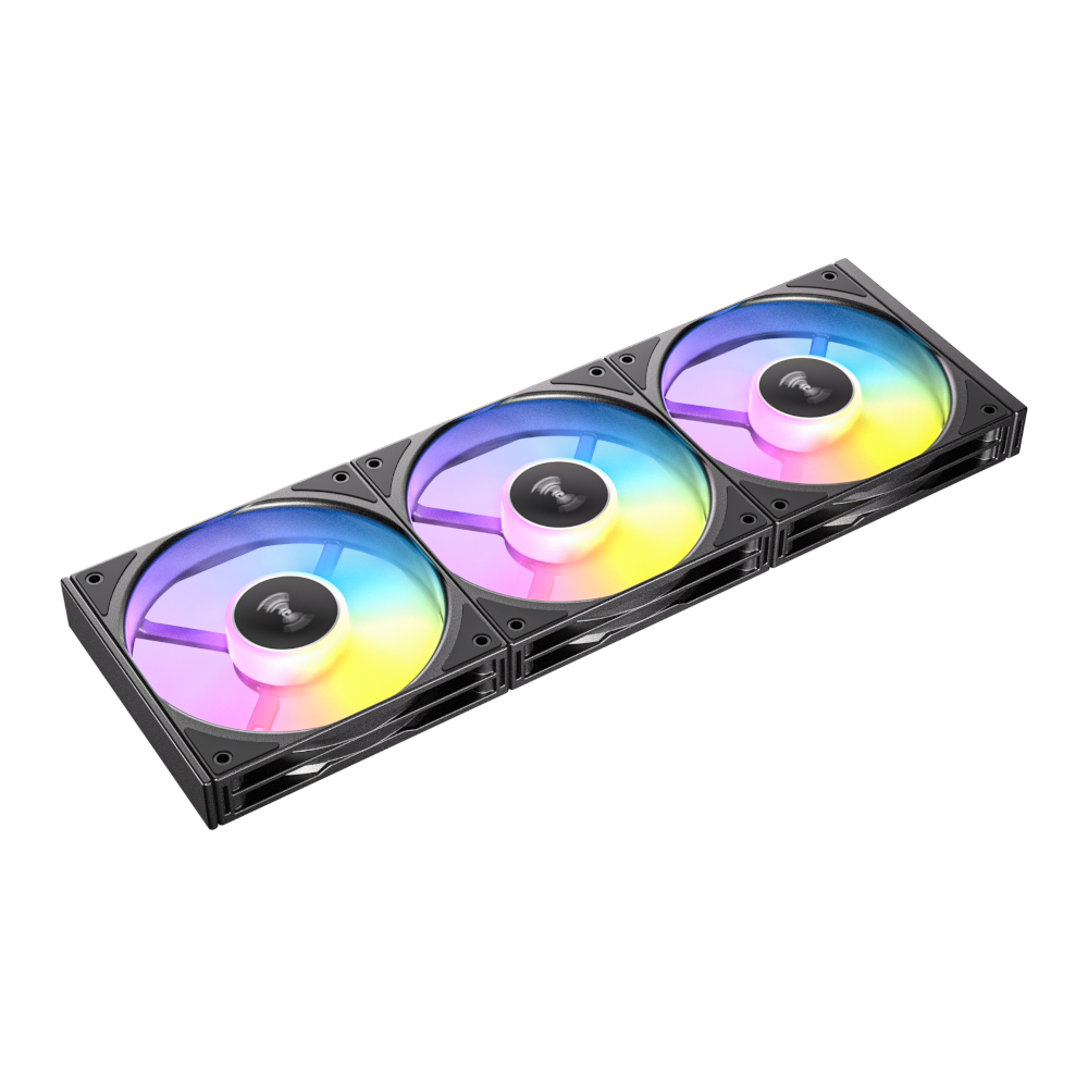 Antec Connect 120 Reverse ARGB PWM Fan 3 Pack - Black - Image 2