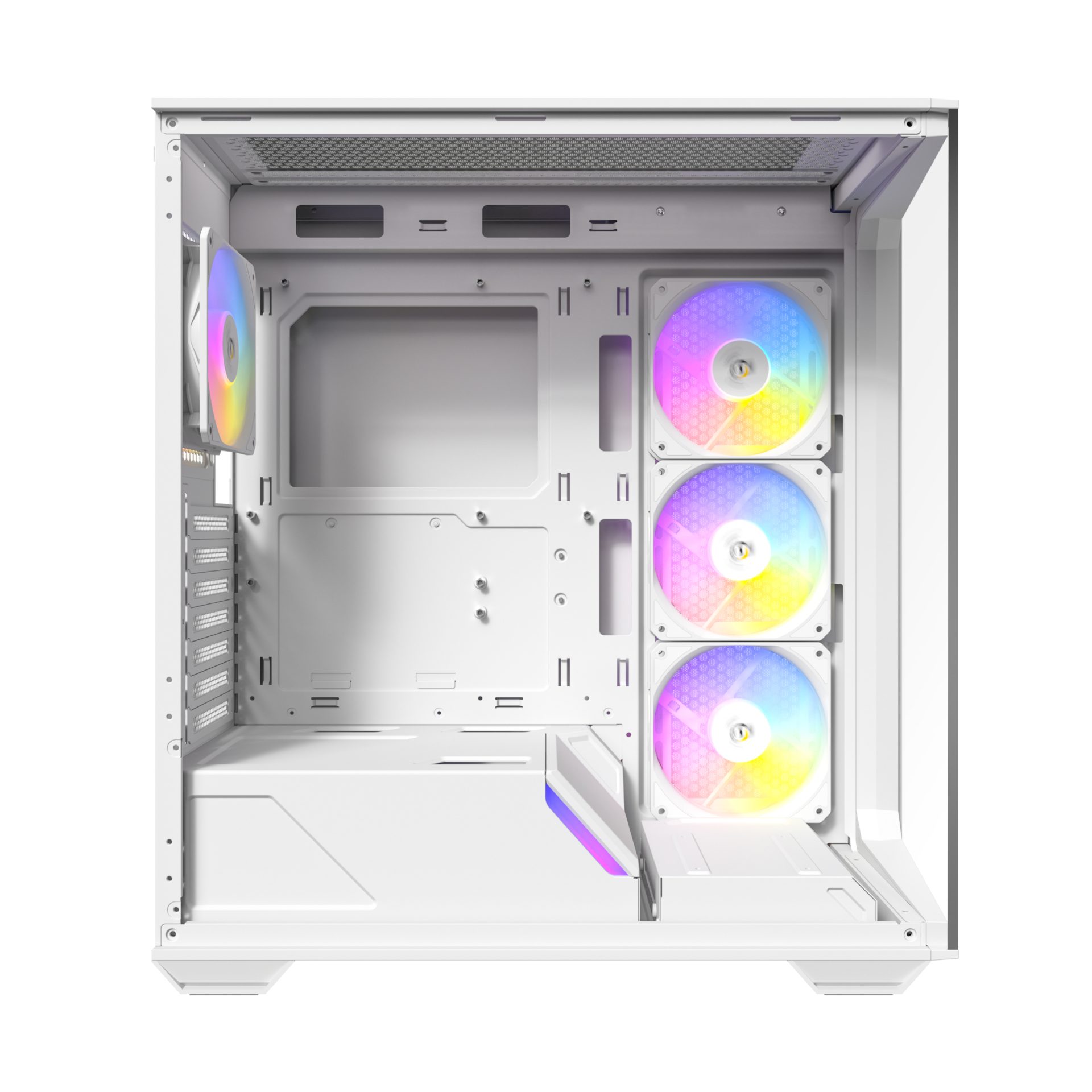 Antec C3 ARGB ATX | Micro-ATX | ITX ARGB Mid-Tower Gaming Chassis – White - Image 3