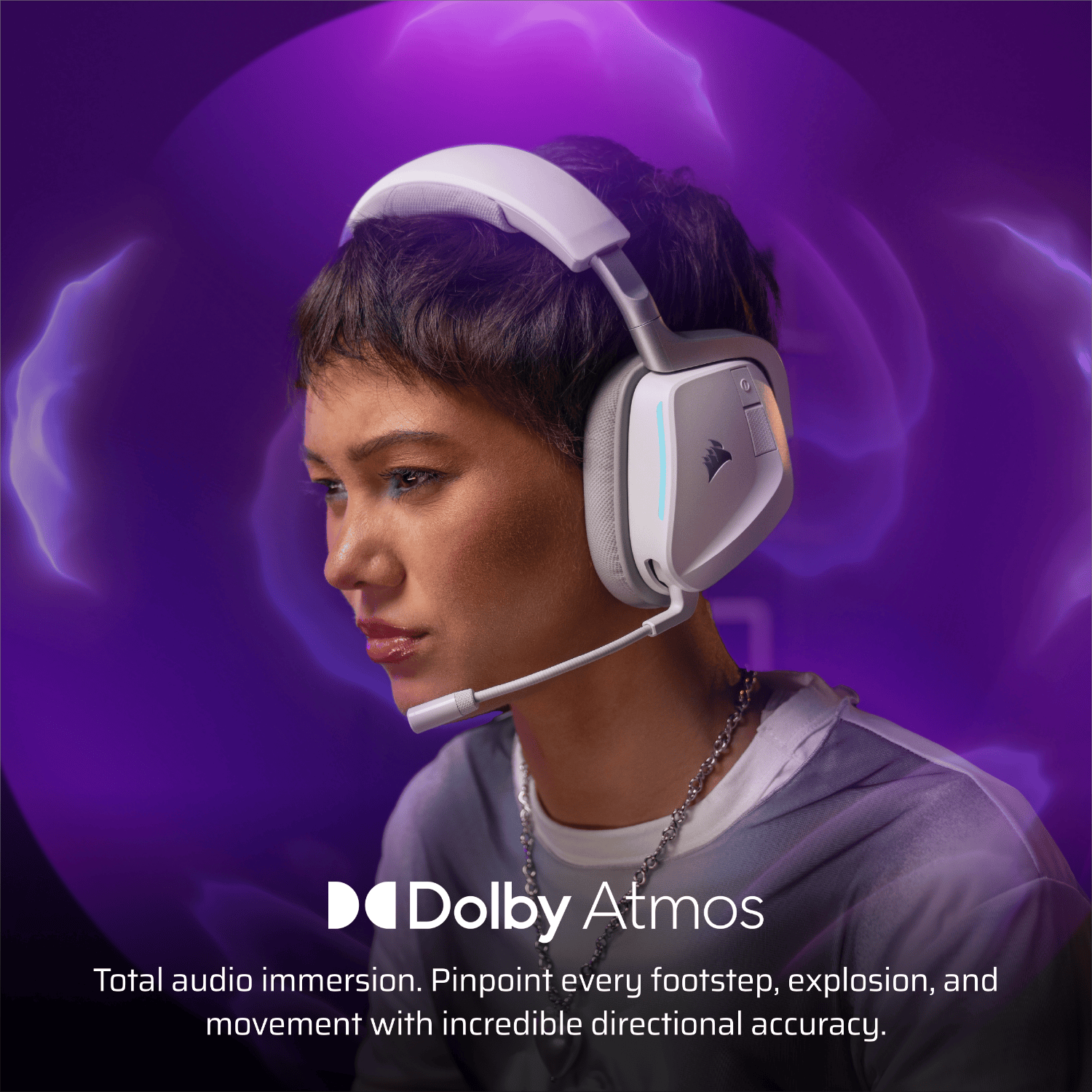 CORSAIR VOID v2 WIRELESS Gaming Headset - White - Image 5