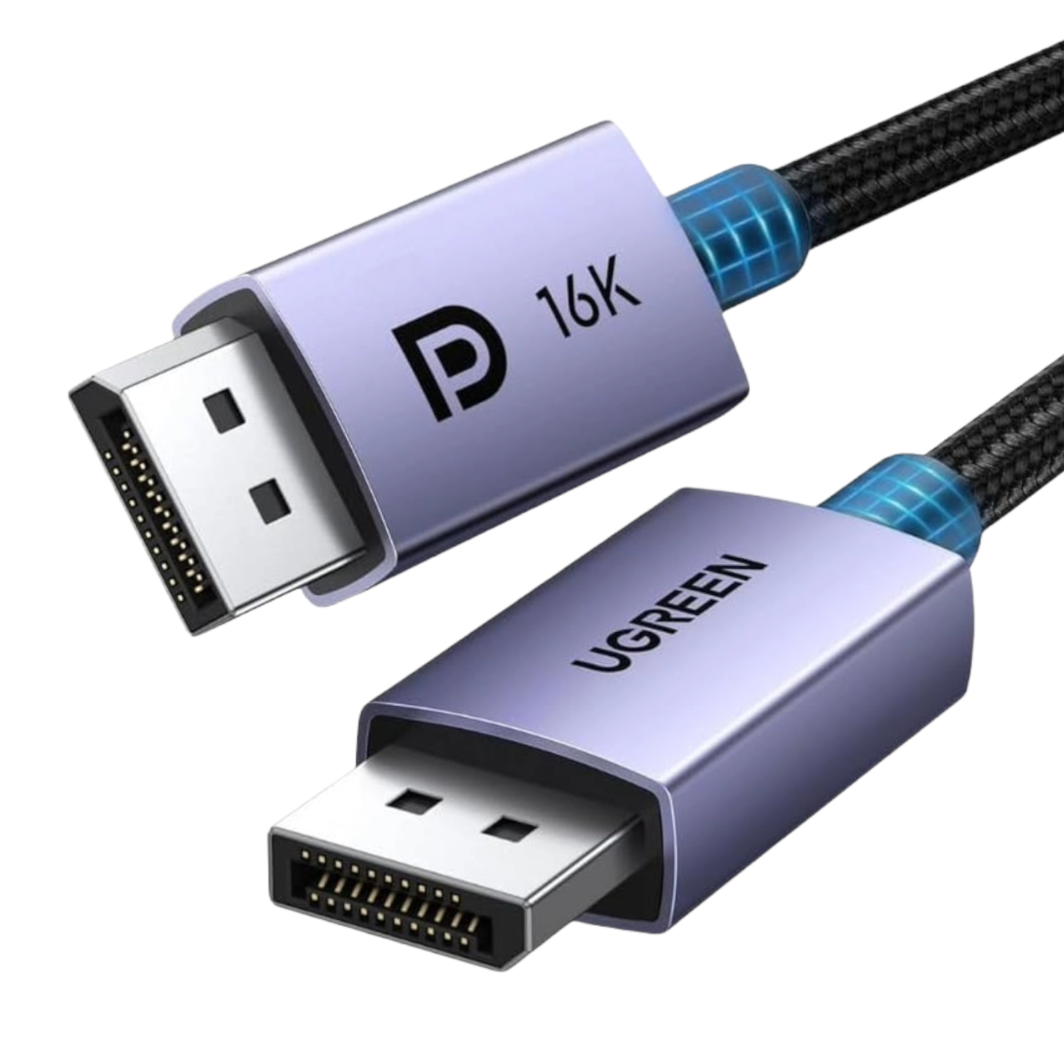 UGREEN DP2.1 Male to Male 16K Braided 2M Cable