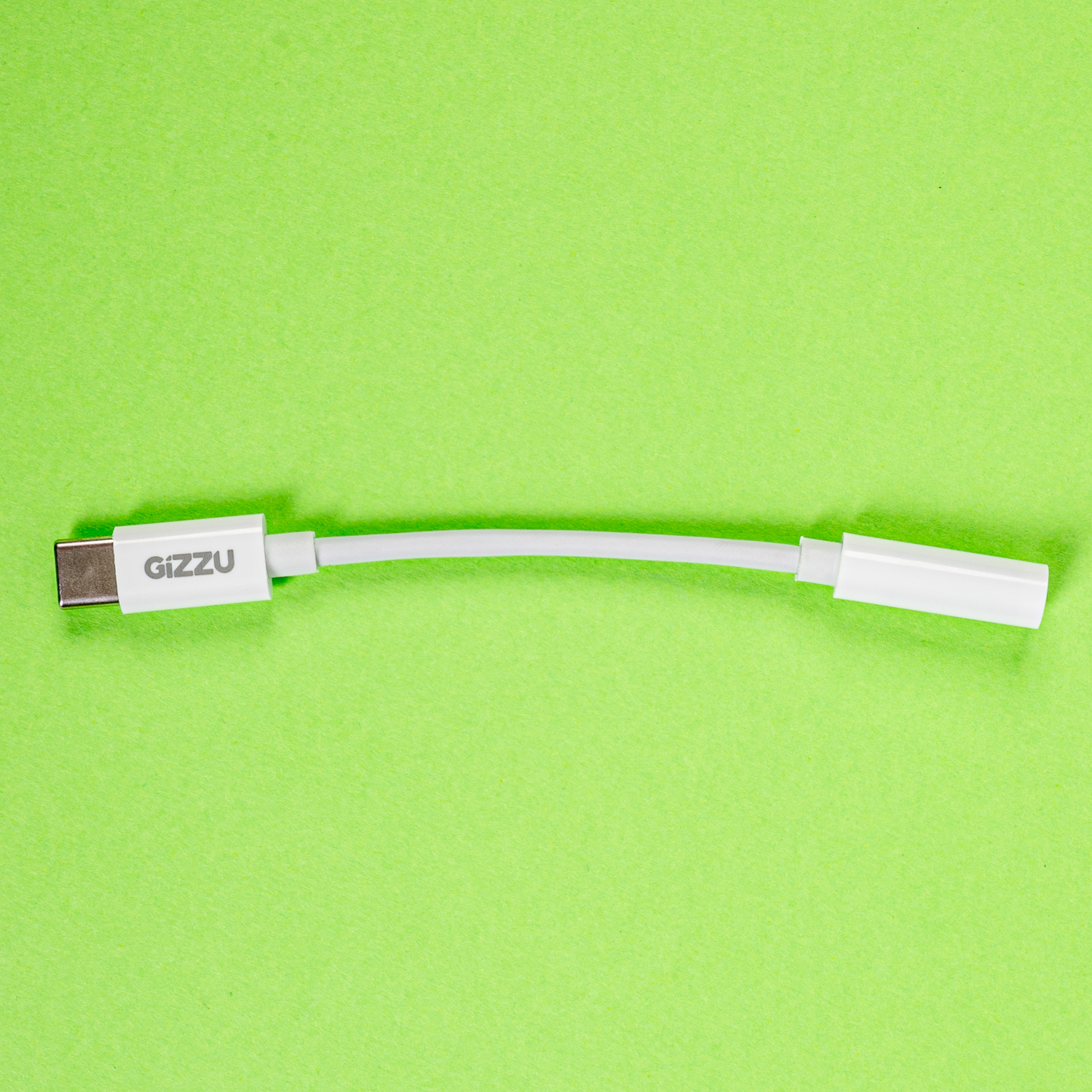 Gizzu USB Type-C to 3.5mm AUX Audio Adapter - White - Image 3