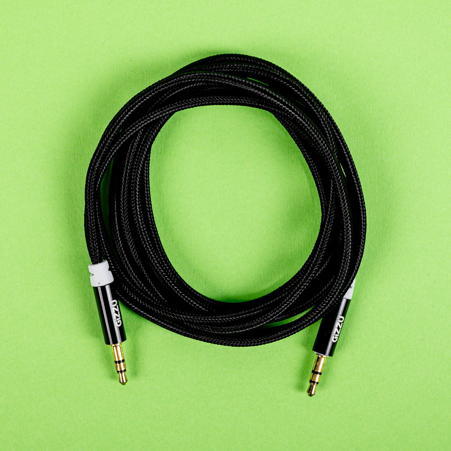 Gizzu 3.5mm AUX Cable 2m - Black - Image 3