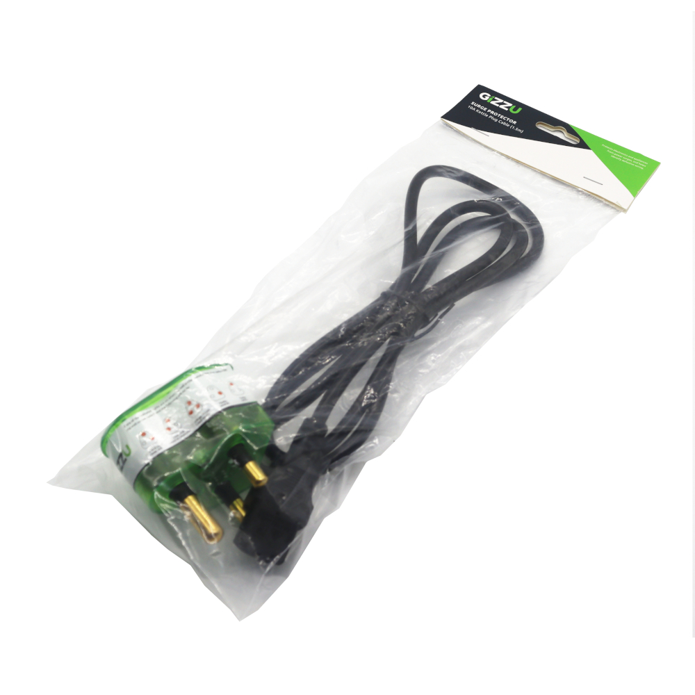 Gizzu Surge Protector 10A Kettle Plug Cable 1.5M - Image 5