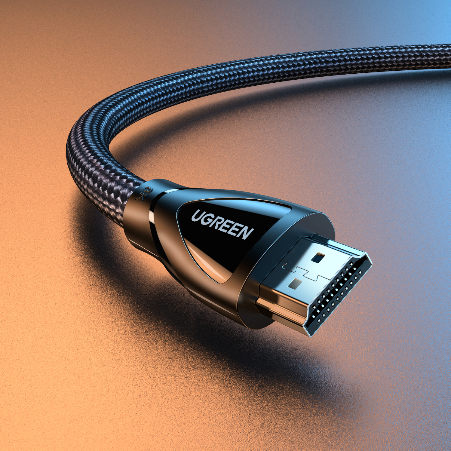 UGREEN HDMI 2.1 Male to Male Cable 1M (8K@60Hz | 4K@120Hz) - Black - Image 3
