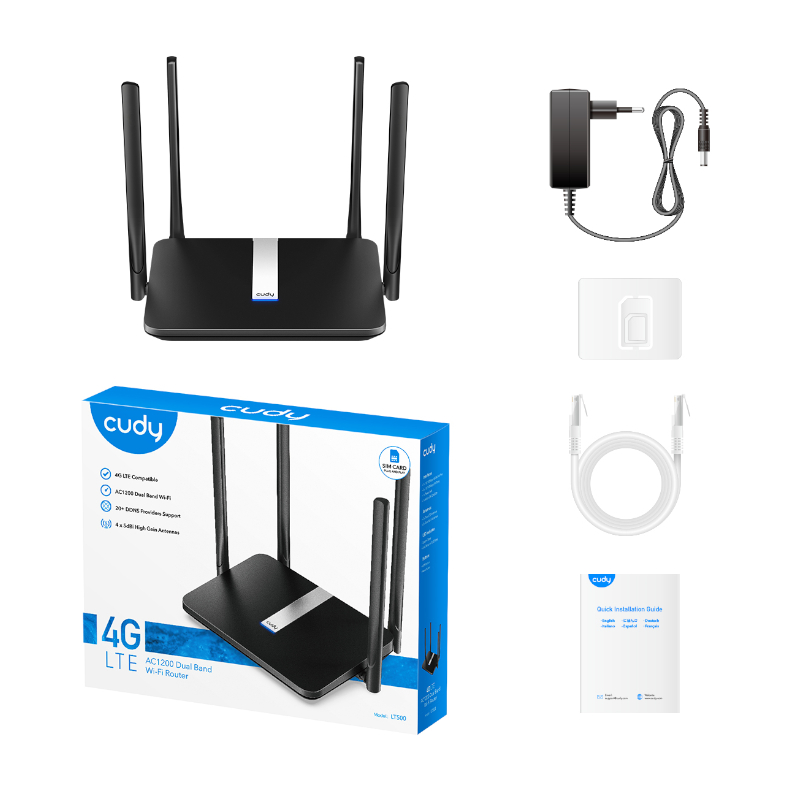 Cudy AC1200 WiFi 4G LTE Cat4 Router - Image 3