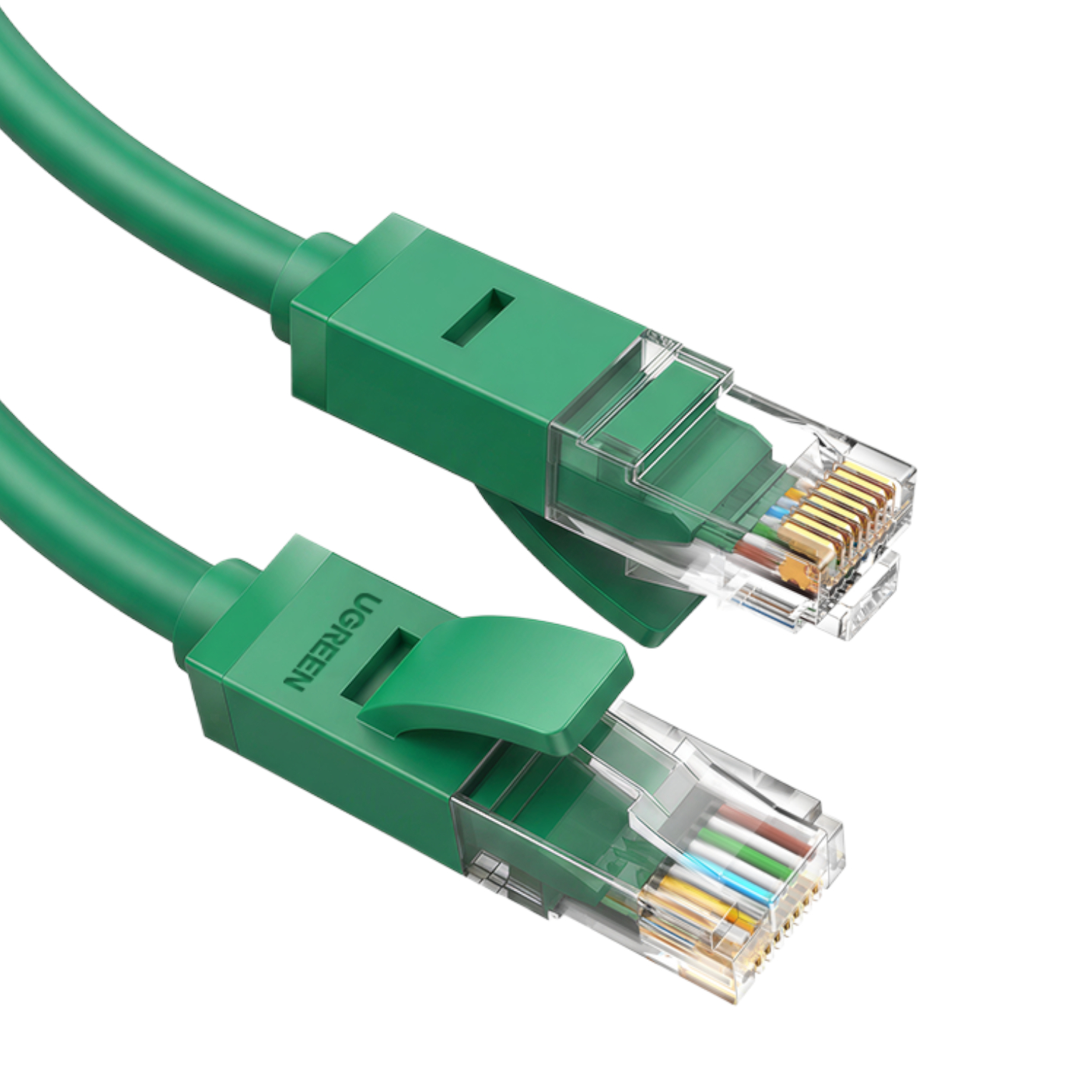 UGREEN RJ45 CAT6 2m LAN Network Cable - (1Gbps, 250MHz) – Green