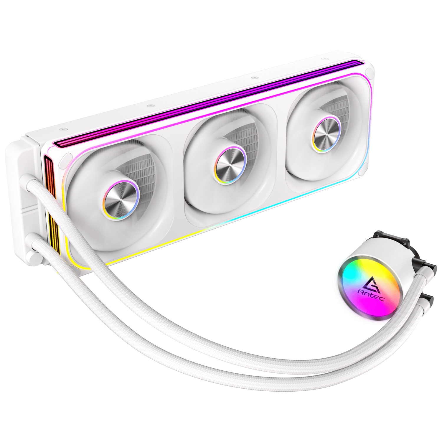 Antec Omni Matrix 360 ARGB CPU Liquid Cooler White - Image 2