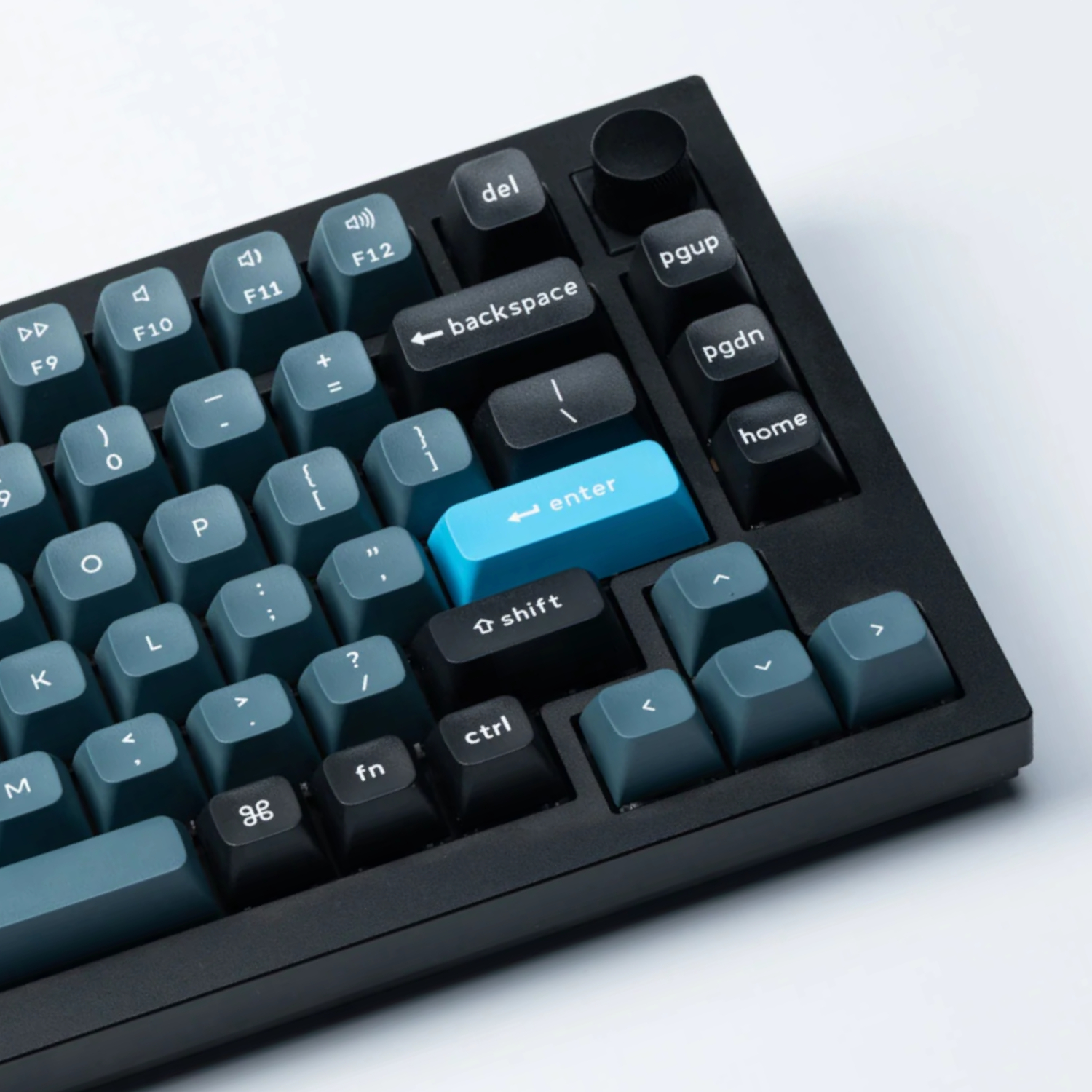 Keychron Double Shot KSA PBT Keycap Set - Dark Grey/Grey/Blue - Image 3