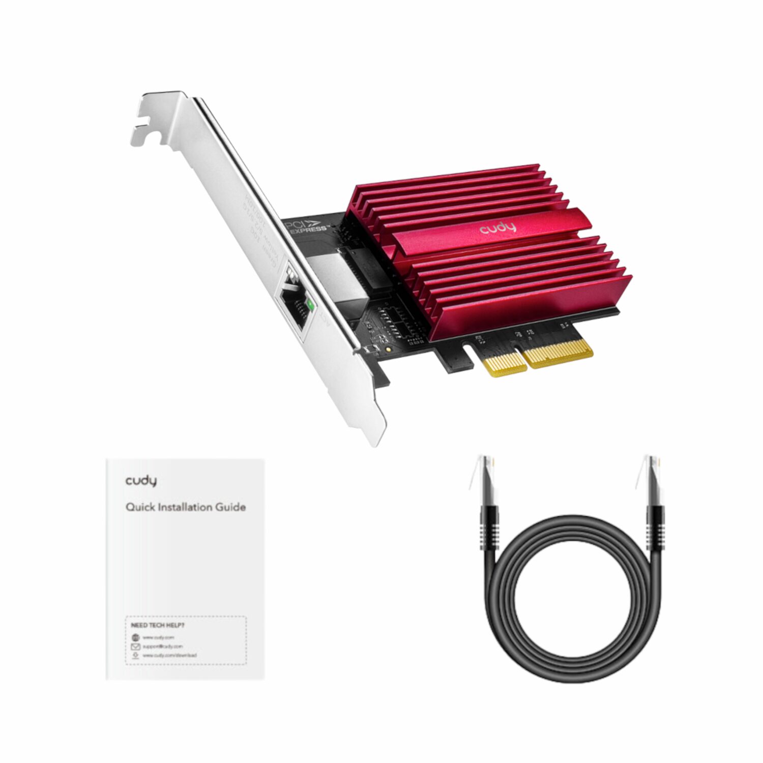 Cudy PE10G Network Adapter - 10Gbps, PCI Express - Image 2