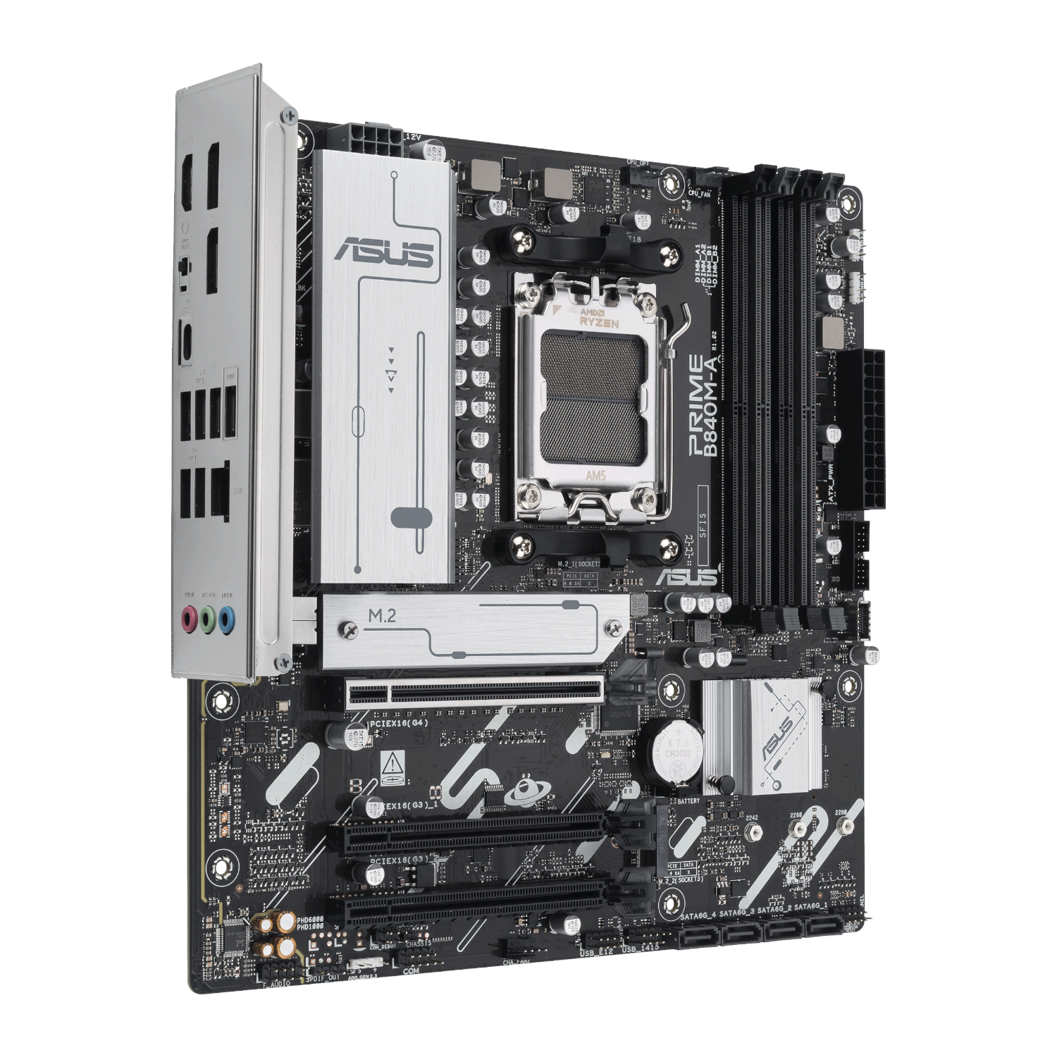Asus PRIME B840M-A-CSM AM5 Micro ATX Motherboard - Image 2