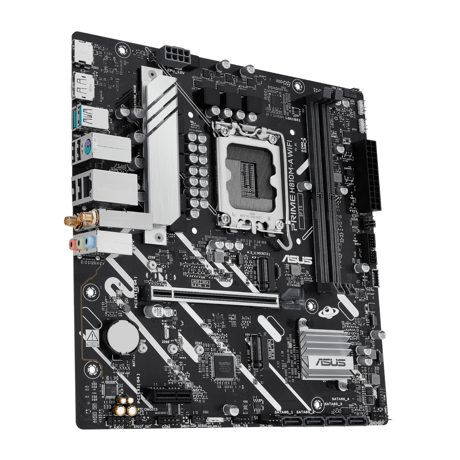 Asus PRIME H810M-A WIFI LGA1851 Micro ATX Motherboard - Image 2