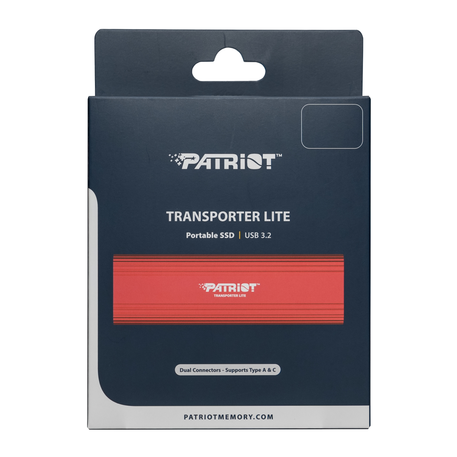 Patriot Transporter Lite 512GB USB3.2 Type-C External Portable SSD - Red - Image 3