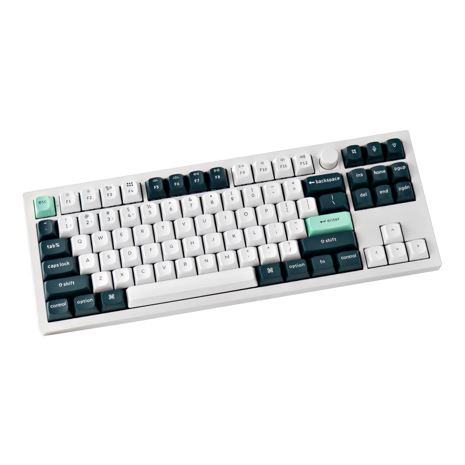 Keychron Q3 HE QMK 80% Wireless Custom Mechanical Keyboard (Nebula Switch) - Shell White - Image 2