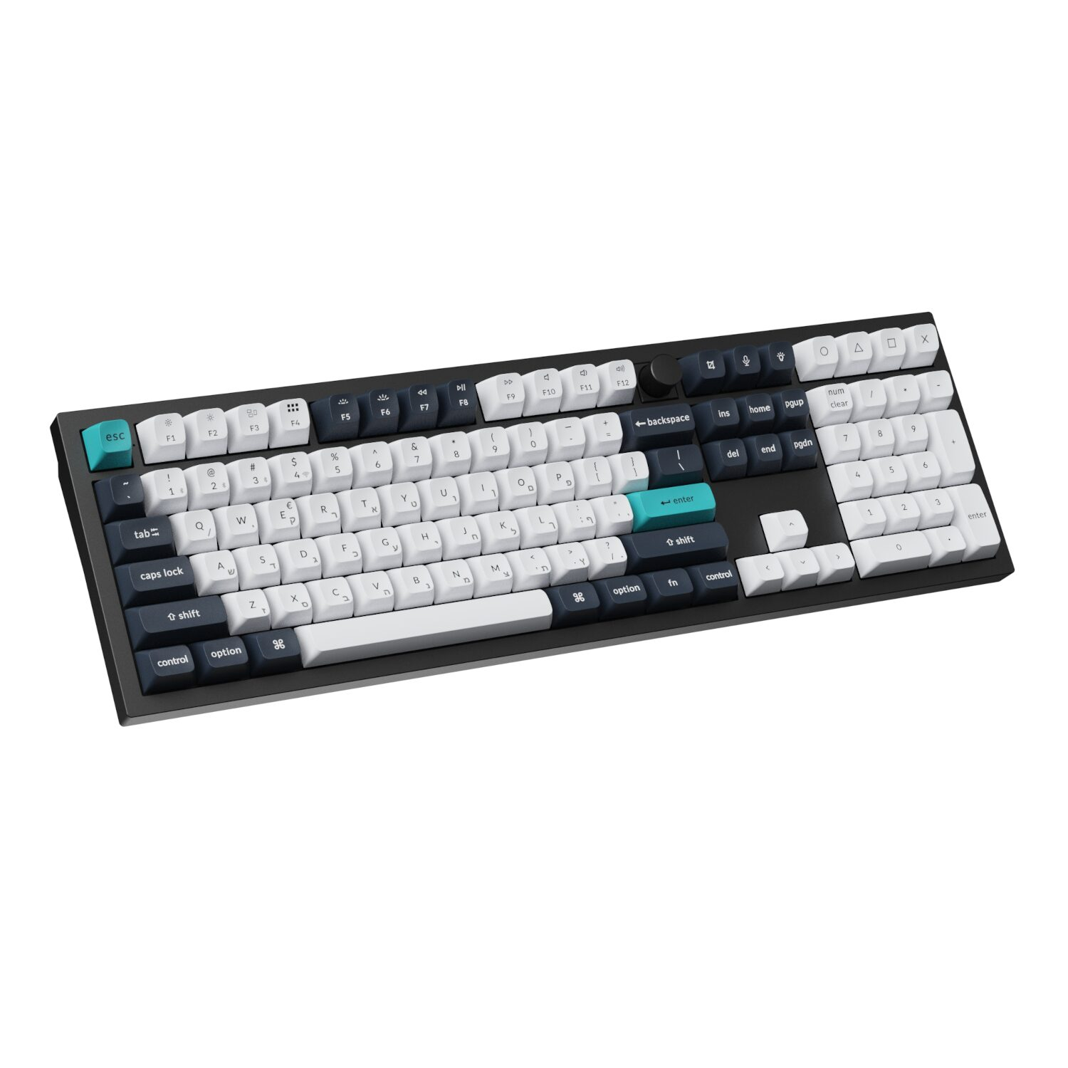 Keychron Q6 Max 100% Full Assembled Knob Red Switch Hot-Swap Gateron Jupiter RGB Wireless Keyboard - Black - Image 3