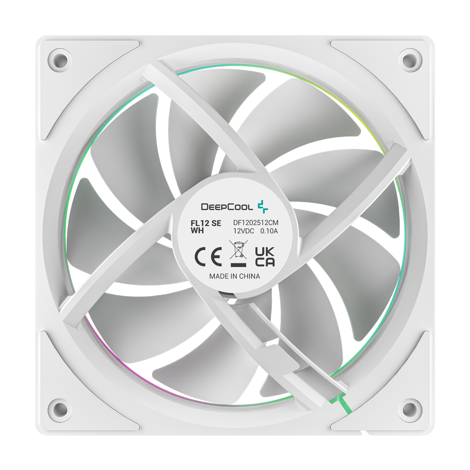 DeepCool FL12 SE 3-in-1 ARGB 120mm Fan 3 Pack - White - Image 3