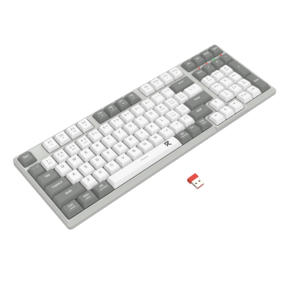 REDRAGON KB SCISSOR KEY 2.4G BT WRS BKWT - Image 3