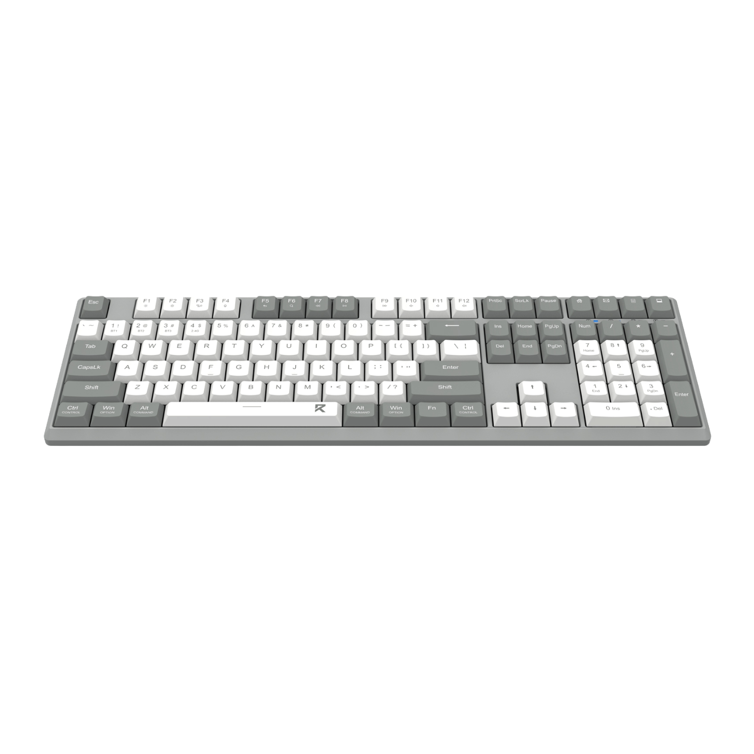 Redragon BK-7485 Wireless Office Keyboard - Grey - Image 2