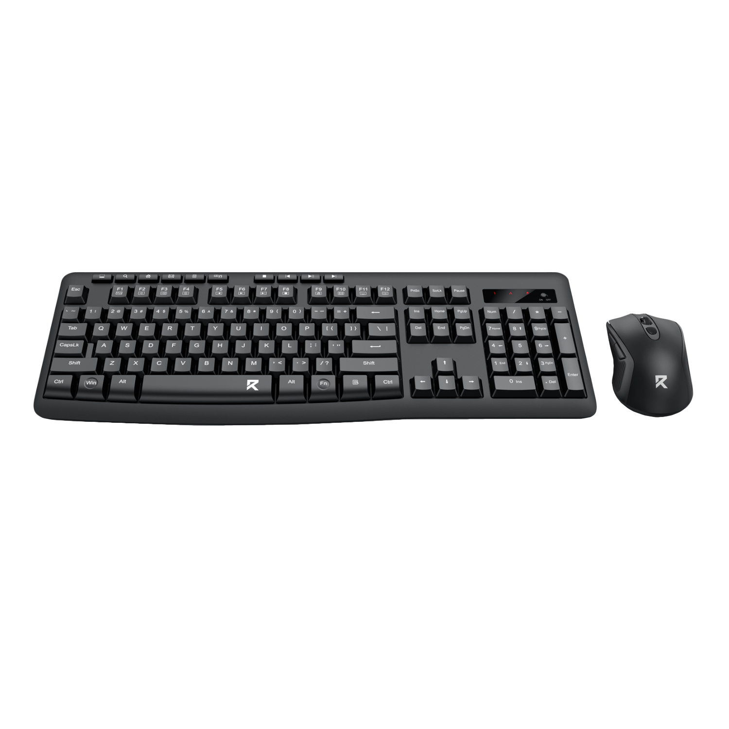 Redragon BS-7367-A Wireless Keyboard and Mouse Combo - Black - Image 2