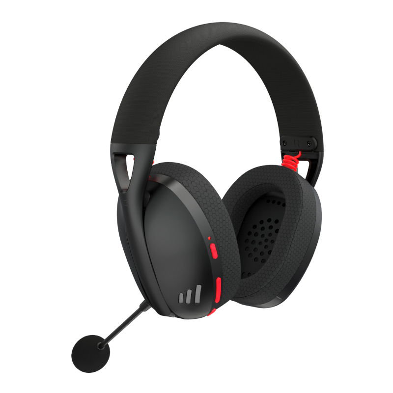 REDRAGON Over-Ear IRE BT5.2 Wireless Gaming Headset - Black - Image 2
