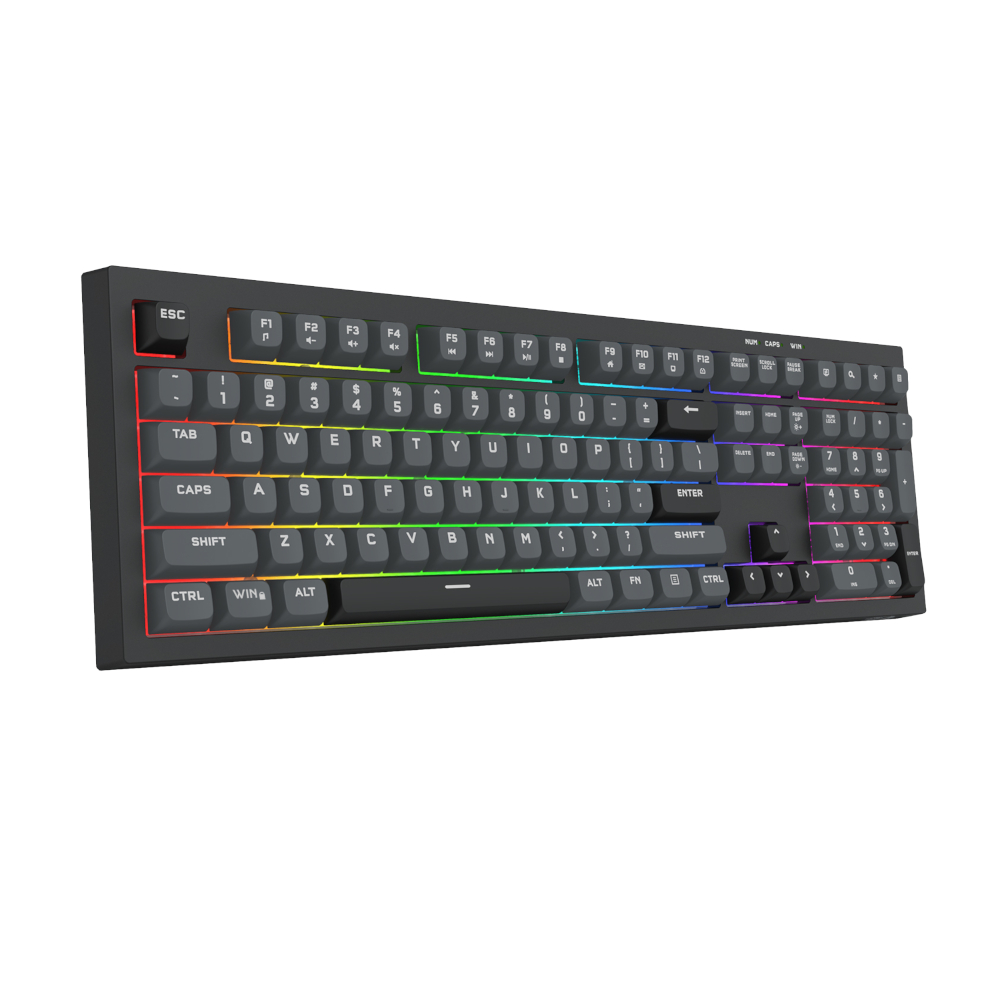 REDRAGON CRUX Membrane Gaming Keyboard - Black - Image 3