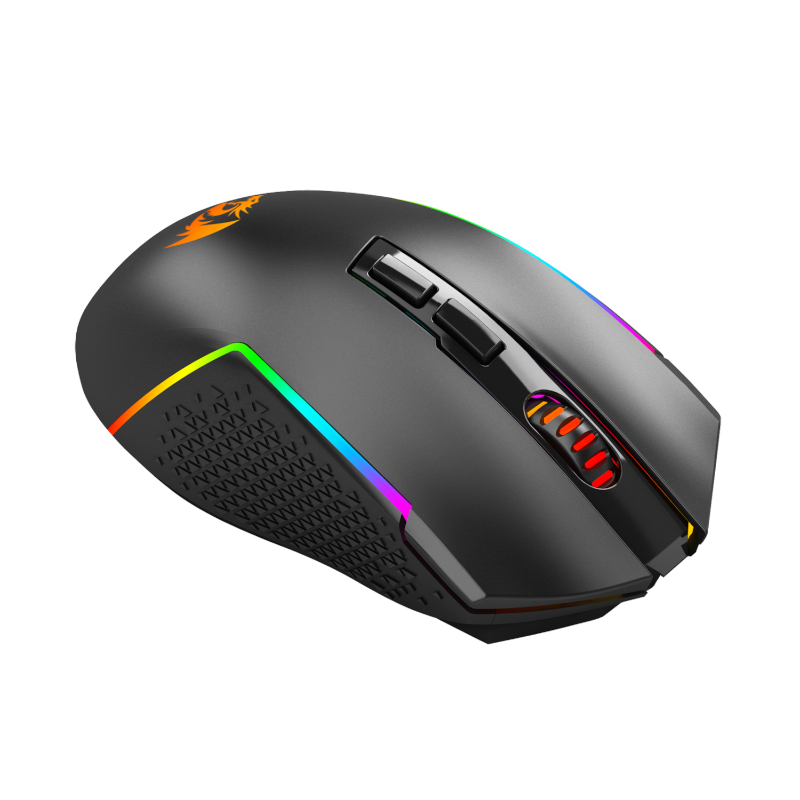 REDRAGON Trident Pro 8000DPI RGB Gaming Mouse - Black - Image 2