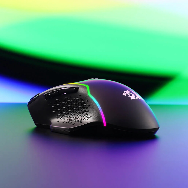 REDRAGON Taipan Pro 10000DPI RGB Wireless Gaming Mouse - Black - Image 5