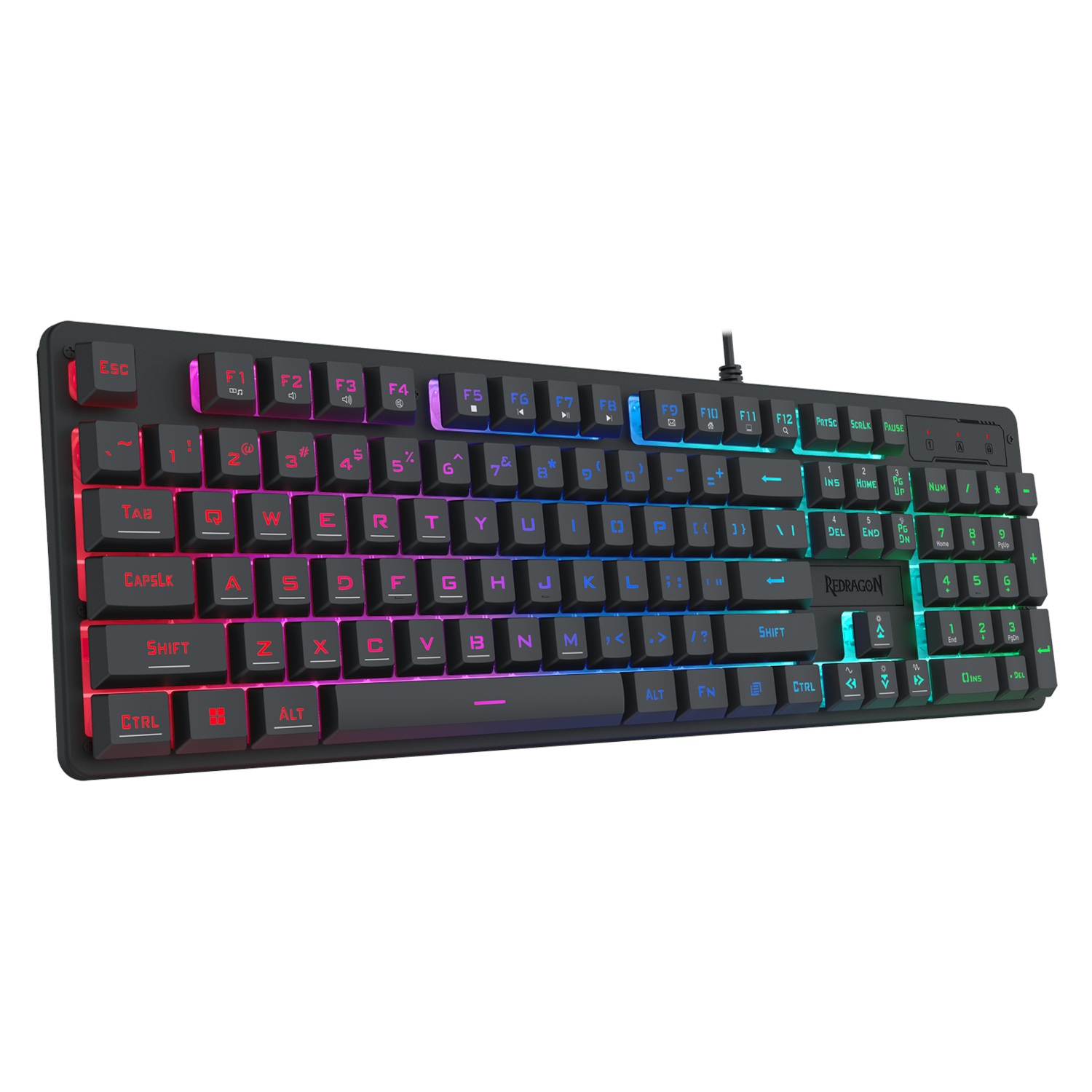Redragon S107 RGB Gaming Essentials Wired Gaming Keyboard and Mouse Bundle - Image 3