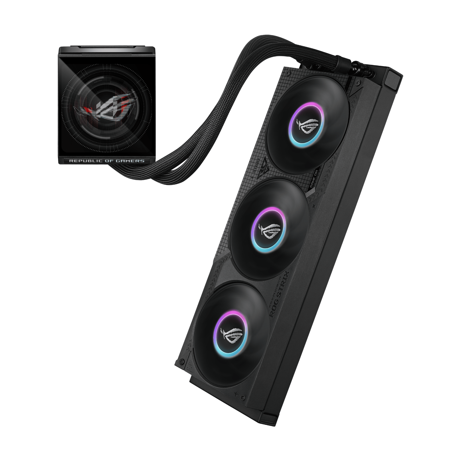 Asus ROG Strix LC IV 360 ARGB LCD Liquid Cooler - Black - Image 2