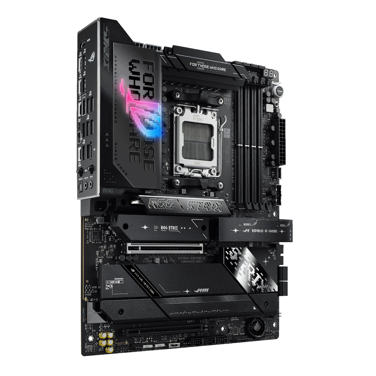 ASUS ROG STRIX X870E-E Gaming AM5 ATX Gaming Motherboard - Image 2
