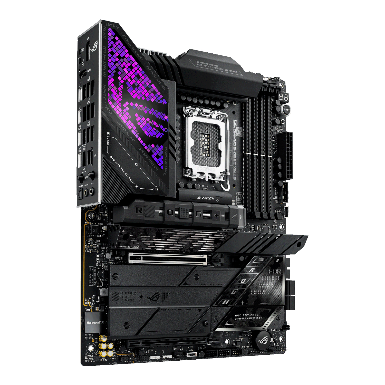 Asus ROG Strix Z890-E Gaming WIFI Intel LGA1851 ATX Gaming Motherboard - Image 2