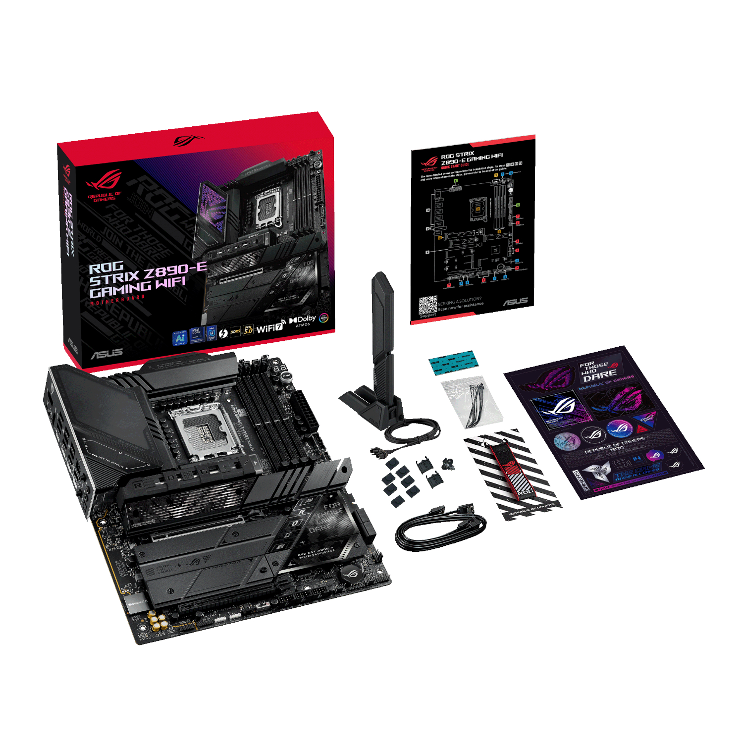 Asus ROG Strix Z890-E Gaming WIFI Intel LGA1851 ATX Gaming Motherboard - Image 5
