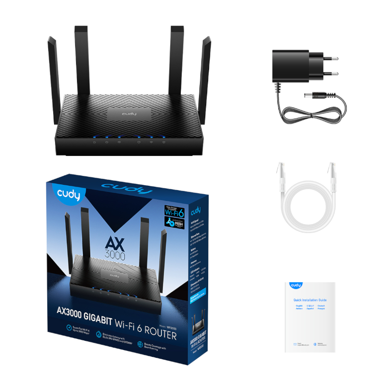 Cudy AX3000 Gigabit Wi-Fi 6 Mesh Router - Image 3